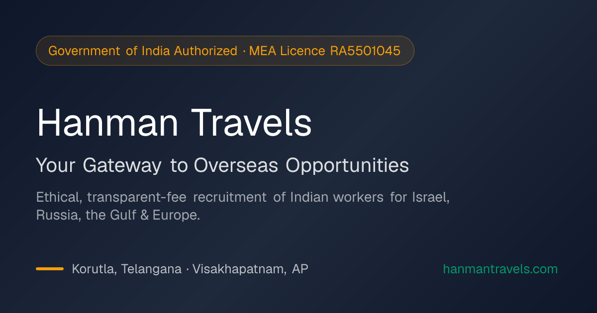 Israel Construction Jobs 2026 — NIS 6,500 Basic | Hanman Travels